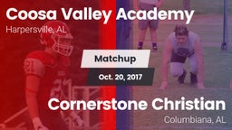 Matchup: Coosa Valley Academy vs. Cornerstone Christian  2017