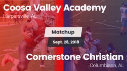 Matchup: Coosa Valley Academy vs. Cornerstone Christian  2018