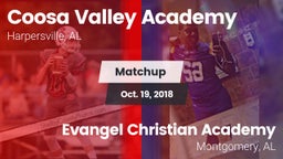 Matchup: Coosa Valley Academy vs. Evangel Christian Academy  2018
