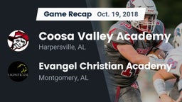Recap: Coosa Valley Academy  vs. Evangel Christian Academy  2018