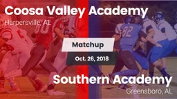 Matchup: Coosa Valley Academy vs. Southern Academy  2018