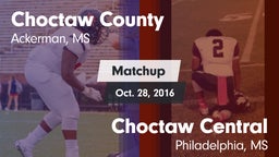 Matchup: Choctaw County vs. Choctaw Central  2016