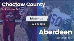 Matchup: Choctaw County vs. Aberdeen  2018