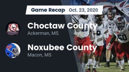 Recap: Choctaw County  vs. Noxubee County  2020