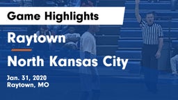 Raytown  vs North Kansas City  Game Highlights - Jan. 31, 2020