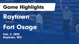 Raytown  vs Fort Osage  Game Highlights - Feb. 5, 2020