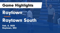 Raytown  vs Raytown South  Game Highlights - Feb. 8, 2020