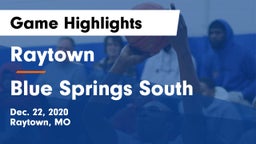 Raytown  vs Blue Springs South  Game Highlights - Dec. 22, 2020
