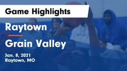 Raytown  vs Grain Valley  Game Highlights - Jan. 8, 2021
