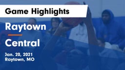 Raytown  vs Central   Game Highlights - Jan. 20, 2021