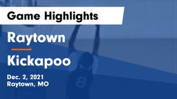 Raytown  vs Kickapoo  Game Highlights - Dec. 2, 2021