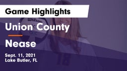 Union County  vs Nease  Game Highlights - Sept. 11, 2021