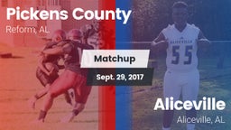 Matchup: Pickens County vs. Aliceville  2017