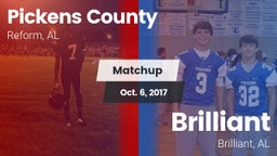Matchup: Pickens County vs. Brilliant  2017