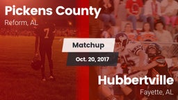 Matchup: Pickens County vs. Hubbertville  2017