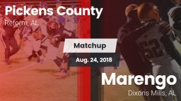 Matchup: Pickens County vs. Marengo  2018