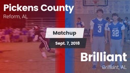 Matchup: Pickens County vs. Brilliant  2018