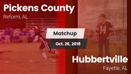 Matchup: Pickens County vs. Hubbertville  2018
