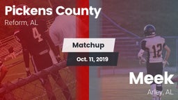 Matchup: Pickens County vs. Meek  2019