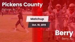 Matchup: Pickens County vs. Berry  2019