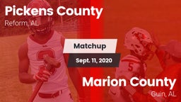 Matchup: Pickens County vs. Marion County  2020