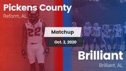 Matchup: Pickens County vs. Brilliant  2020