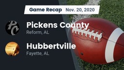 Recap: Pickens County  vs. Hubbertville  2020