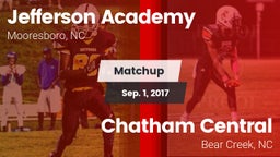 Matchup: Jefferson Academy vs. Chatham Central  2017