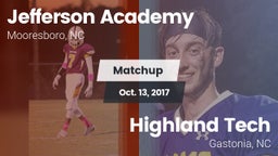 Matchup: Jefferson Academy vs. Highland Tech  2017