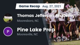 Recap: Thomas Jefferson Academy  vs. Pine Lake Prep  2021