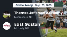 Recap: Thomas Jefferson Academy  vs. East Gaston  2023