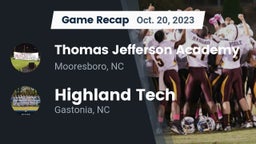 Recap: Thomas Jefferson Academy  vs. Highland Tech  2023