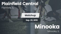 Matchup: Plainfield Central vs. Minooka  2016