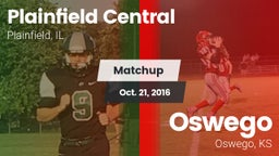 Matchup: Plainfield Central vs. Oswego  2016