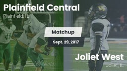 Matchup: Plainfield Central vs. Joliet West  2017