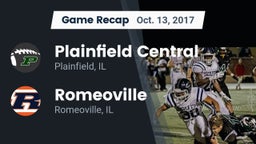 Recap: Plainfield Central  vs. Romeoville  2017