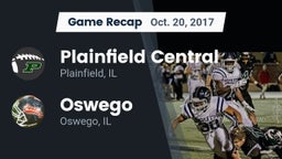 Recap: Plainfield Central  vs. Oswego  2017