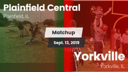 Matchup: Plainfield Central vs. Yorkville  2019