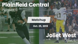 Matchup: Plainfield Central vs. Joliet West  2019