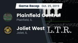 Recap: Plainfield Central  vs. Joliet West  2019