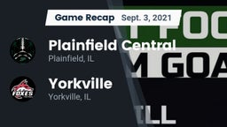 Recap: Plainfield Central  vs. Yorkville  2021