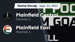Recap: Plainfield Central  vs. Plainfield East  2023