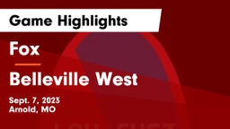 Fox  vs Belleville West  Game Highlights - Sept. 7, 2023