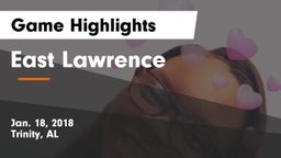 East Lawrence  Game Highlights - Jan. 18, 2018