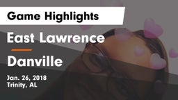 East Lawrence  vs Danville Game Highlights - Jan. 26, 2018