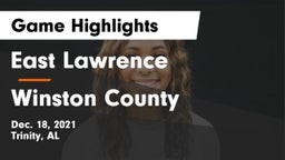 East Lawrence  vs Winston County  Game Highlights - Dec. 18, 2021