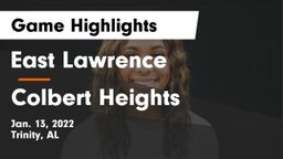 East Lawrence  vs Colbert Heights Game Highlights - Jan. 13, 2022