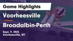Voorheesville  vs Broadalbin-Perth  Game Highlights - Sept. 9, 2023