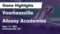 Voorheesville  vs Albany Academies Game Highlights - Sept. 21, 2023