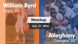 Matchup: Byrd vs. Alleghany  2016